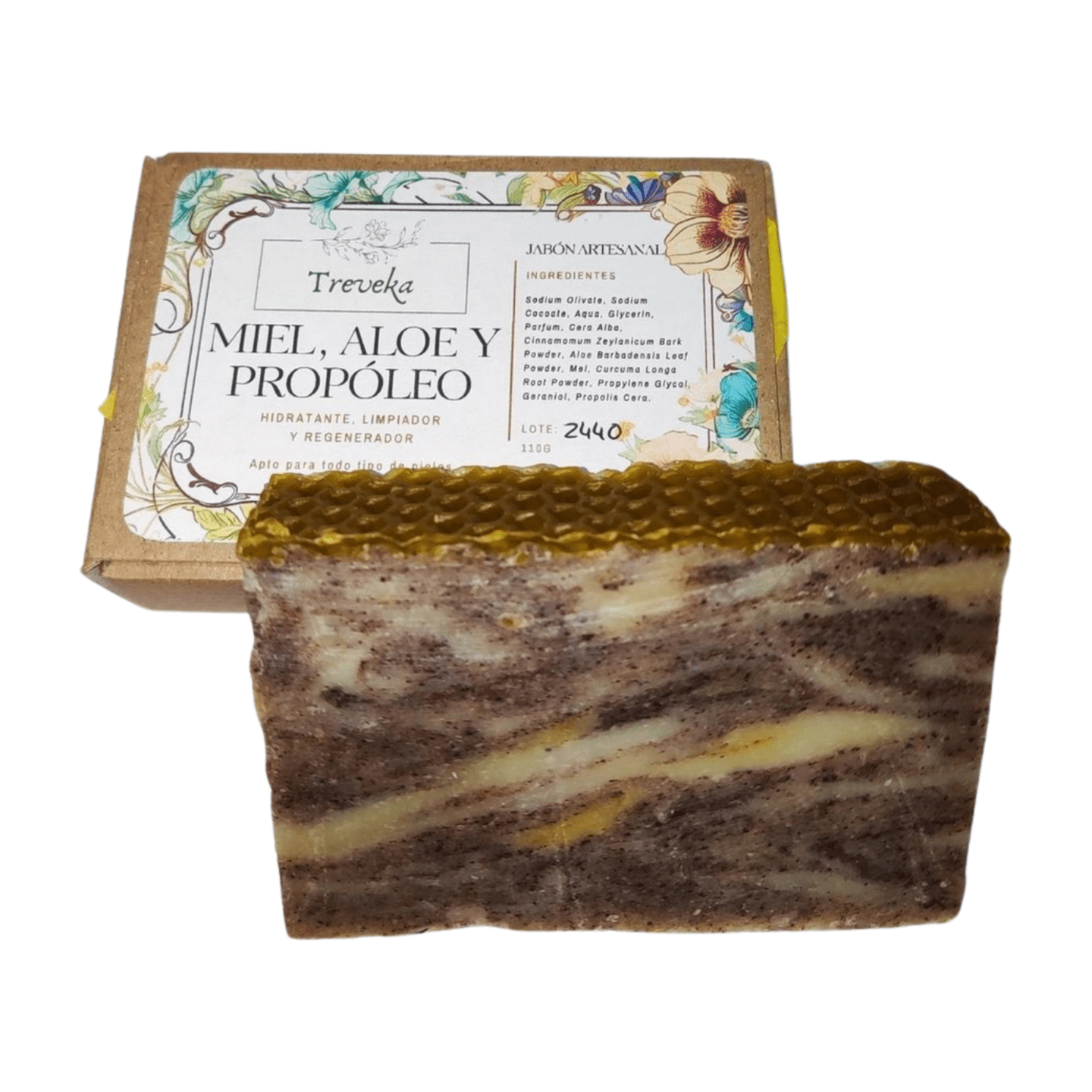 Jabón de Miel, Aloe y Propóleo