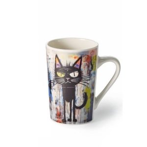TAZA DE PORCELANA STORMY NEGRO