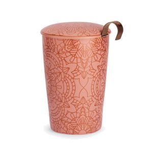 Taza Teaeve Mandala Rosa