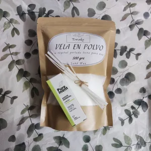 Vela en Polvo LIMÓN