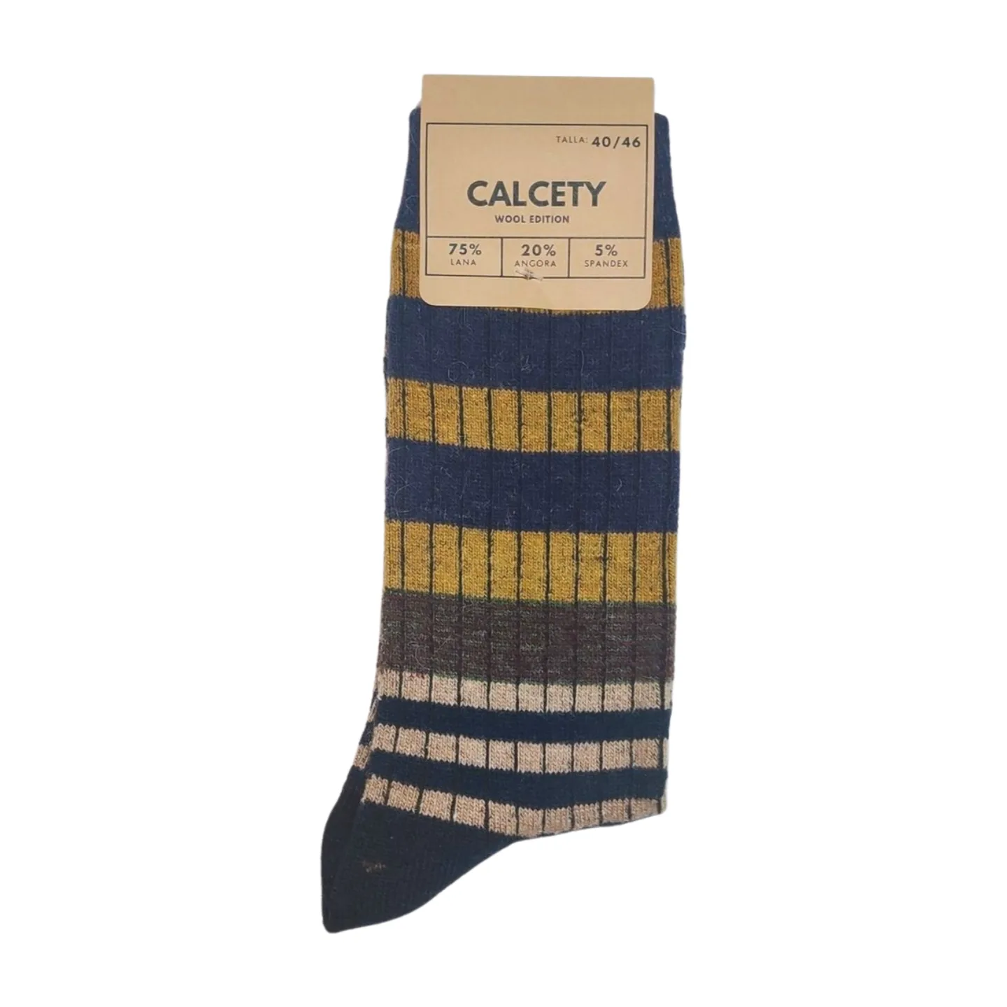 Calcetines Rayas Mostaza