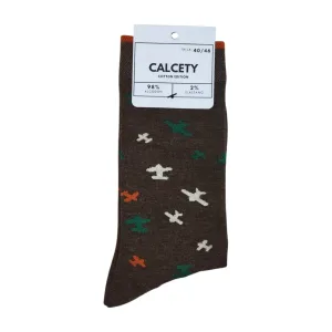 Calcetines Fly Marrón