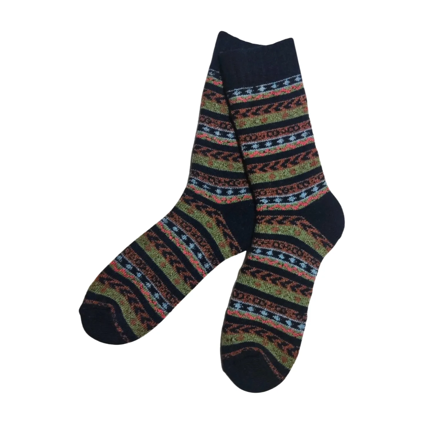 calcetines nordic fluffy negro