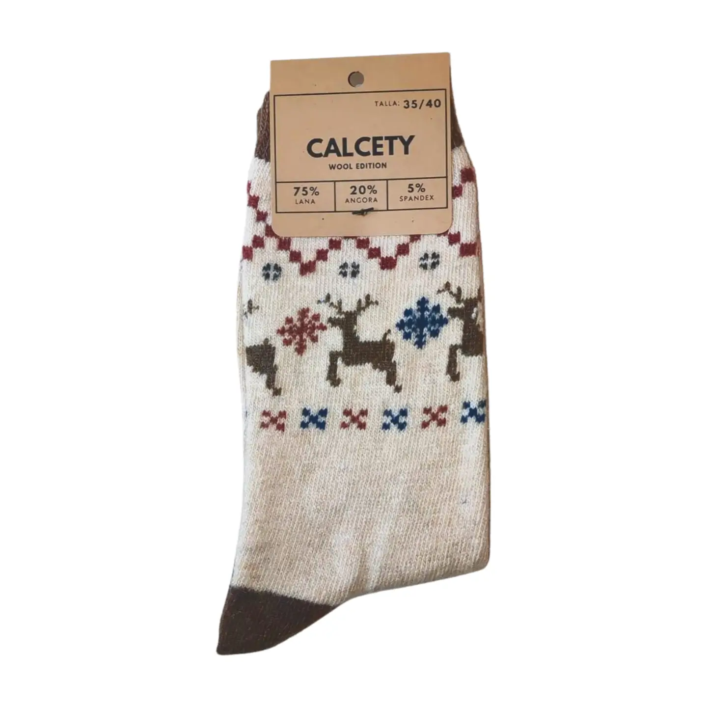 calcetín nordik renos